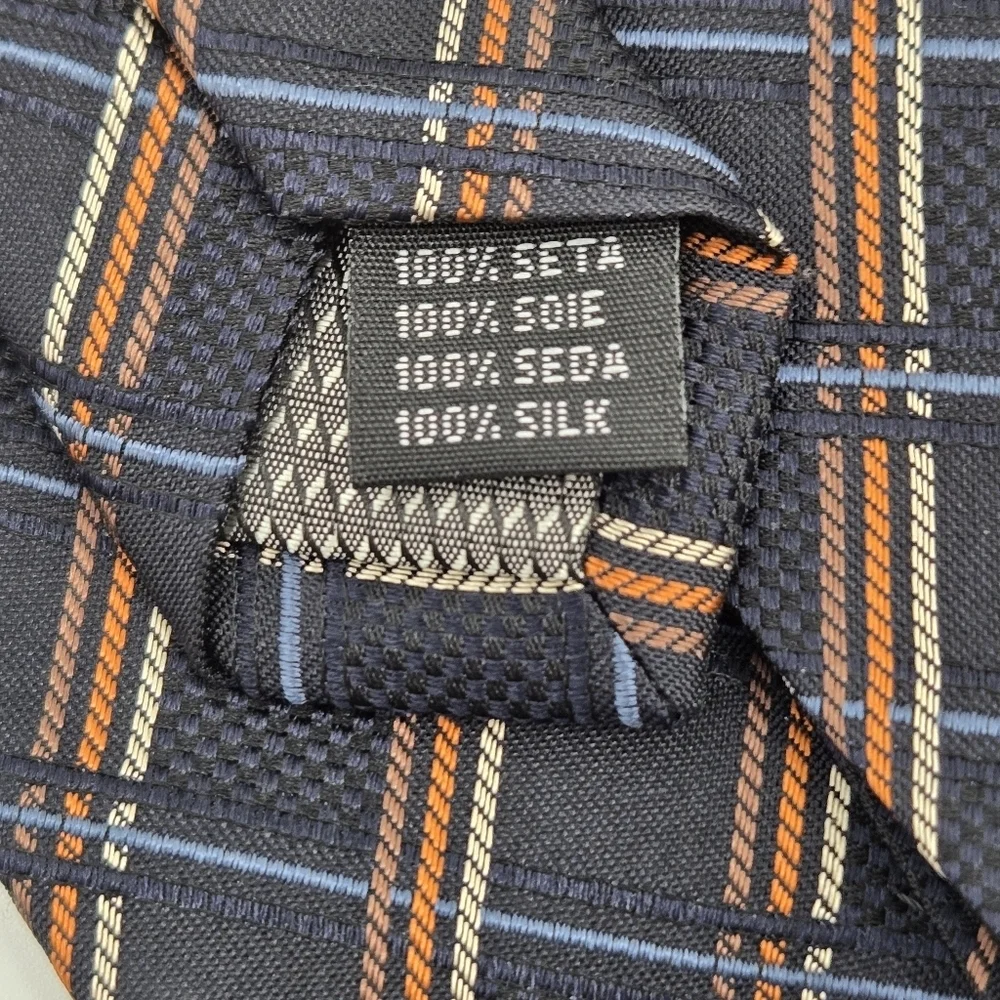 Valerio Garati 100% Silk Plaid Tie